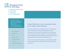 Tablet Screenshot of chirurgische-praxis-meyer.de